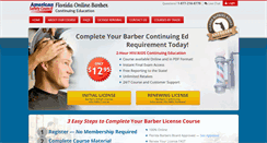 Desktop Screenshot of floridaonlinebarber.com