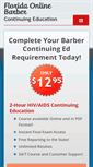 Mobile Screenshot of floridaonlinebarber.com